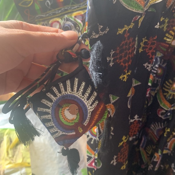 NWT: full length, cotton dress/kurta. Indian ethnic motif. - Picture 3 of 6